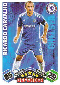 Ricardo Carvalho Chelsea 2009/10 Topps Match Attax #116